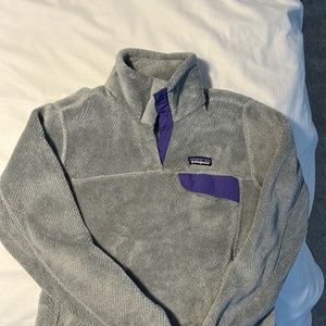 Patagonia 1/4 button fleece sweater